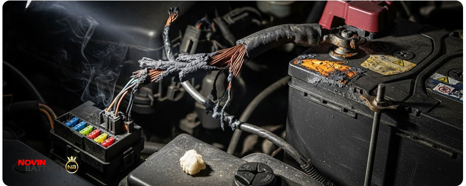 تعویض باتری با آمپری پایین: آیا واقعاً مشکلساز است؟ راهنمای جامع + هشدارهای ضروری 2 آسیب سیستم برق خودرو در اثر تعویض باتری با آمپری پایین