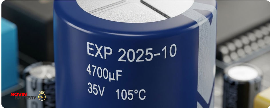 افزایش عمر باتری با خازن؛ راهکاری حرفهای برای خودروهای دارای سیستم صوتی 4 تاریخ انقضا خازن