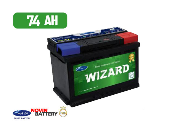 باتری 74 آمپر ویزارد
