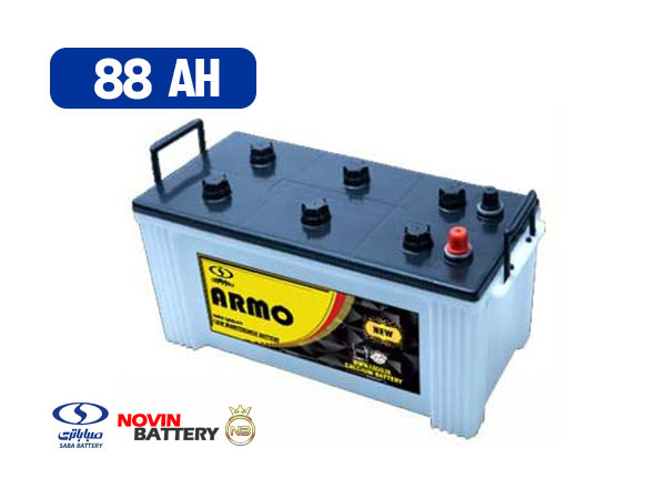 باتری 88 آمپر آرمو صبا باتری