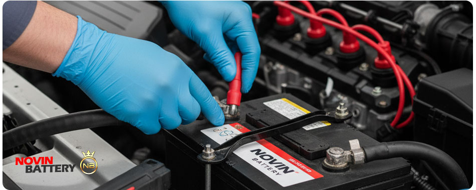  نحوه اتصال مجدد باتری خودرو پس از تعویض وایر شمع