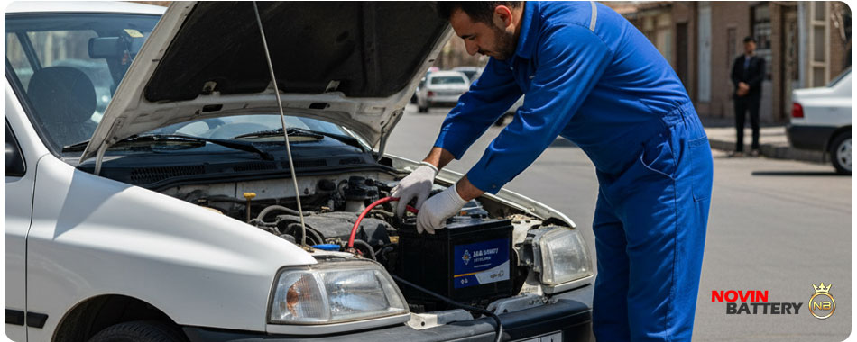 نصب رایگان باتری پراید در تبریز توسط تکنسین