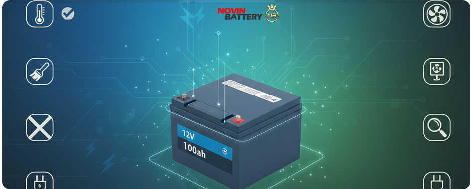 نکات مهم برای نگهداری باتری 12 ولت 100آمپر یو پی اس