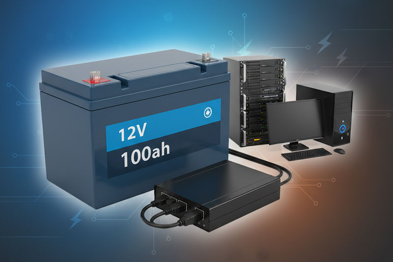 خرید باتری 12 ولت 100 آمپر UPS نوین باتری