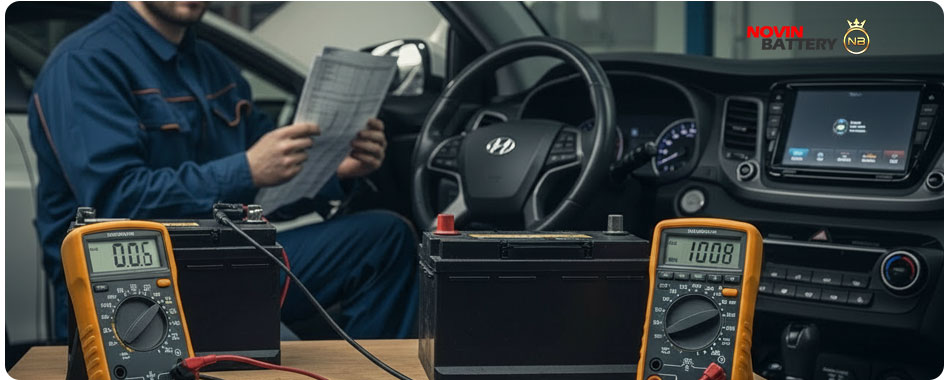 راهنمای جامع انتخاب و خرید باتری هیوندای توسان؛ از ix35 تا مدل TL 5 زمان تعویض باتری هیوندای توسان