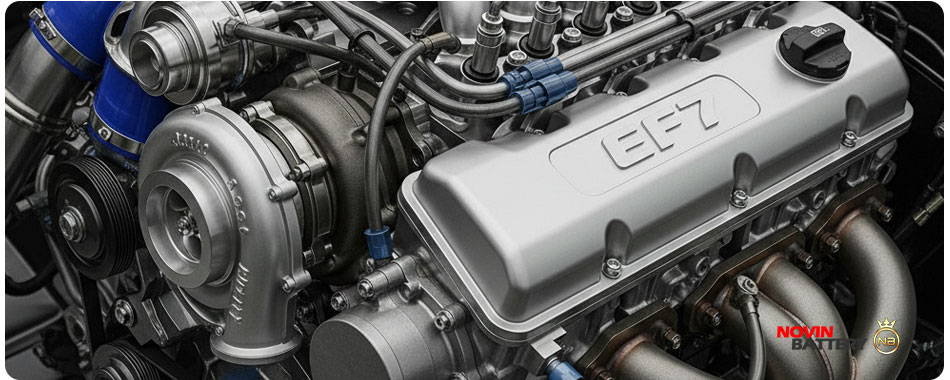 موتور EF7 سمند: حساسیت به نوسان ولتاژ و نیاز به باتری اتمی با CCA بالا