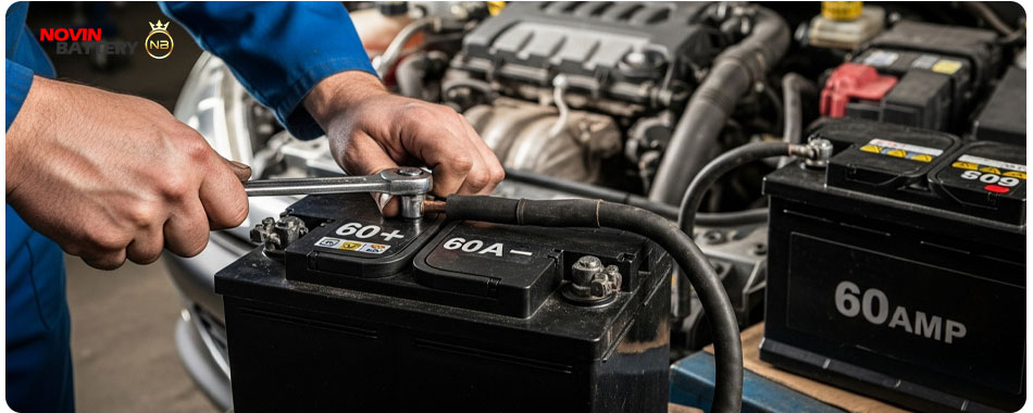 بهترین باتری ۶۰ آمپر برای ۲۰۶، تیبا و پراید چیست؟ (بررسی قیمت و کیفیت) 4 تعویض فوری باتری ۶۰ آمپر و نصب و ارسال رایگان در تبریز